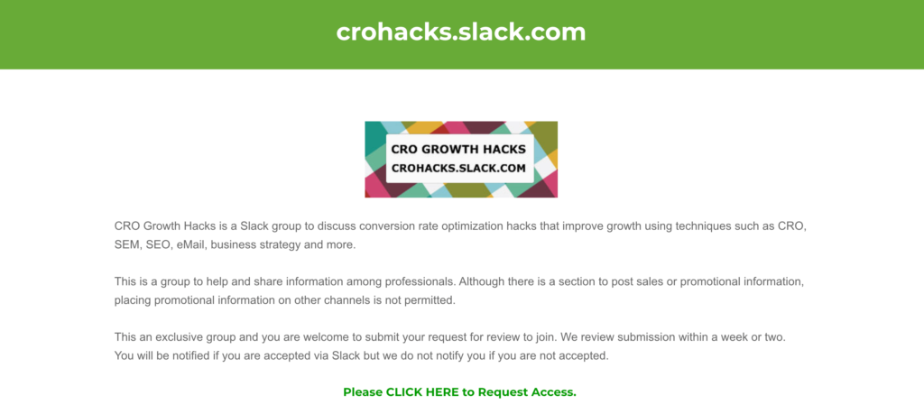 Hacks de crecimiento de CRO