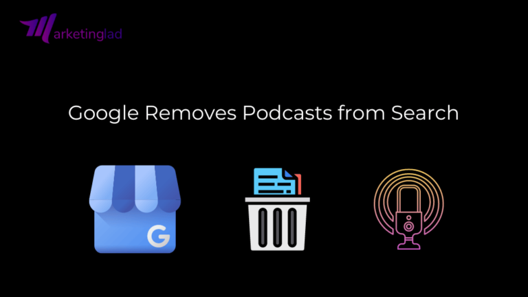 Google Removes Podcasts from Search