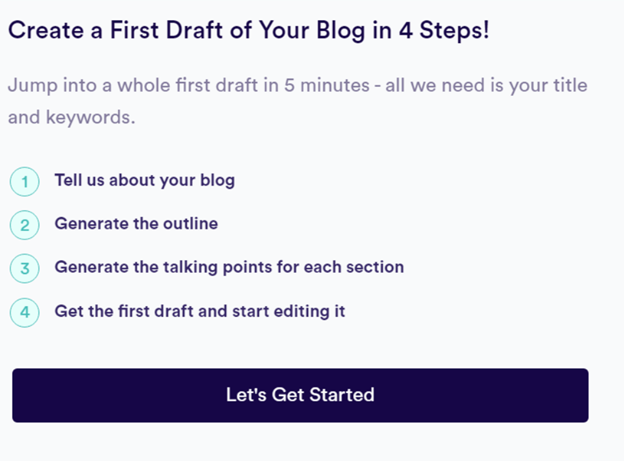 Create a blog in 4 steps