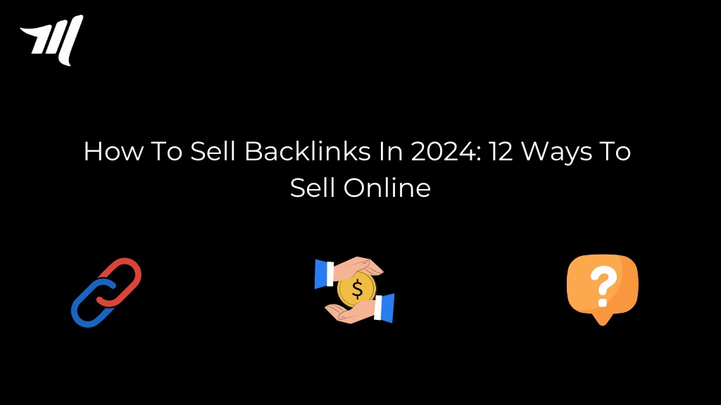 how to sell backlinks online