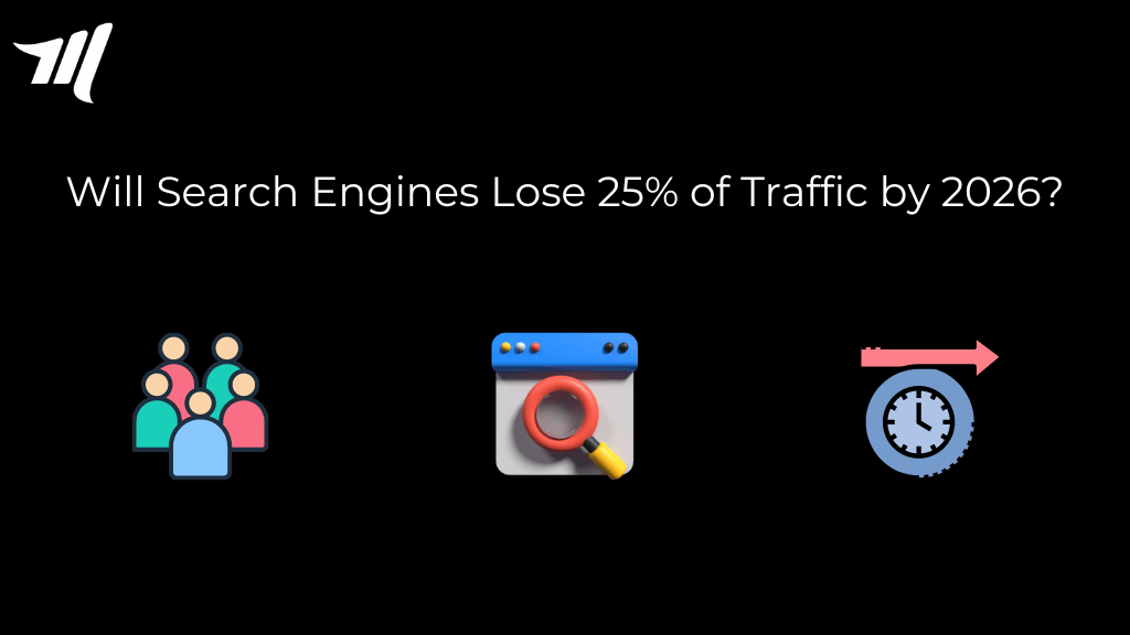 Werden Suchmaschinen bis 25 2026 % des Traffics verlieren?