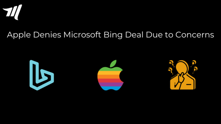 Apple nekar Microsoft Bing-affär på grund av oro