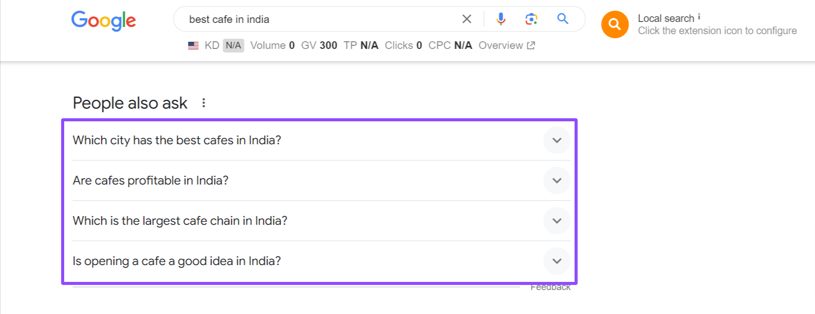 related searches regarding best cafe in india