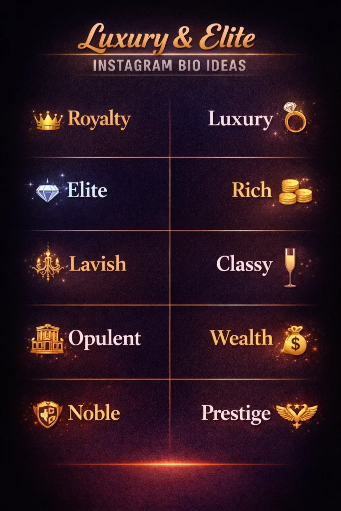 One Word Instagram Bio