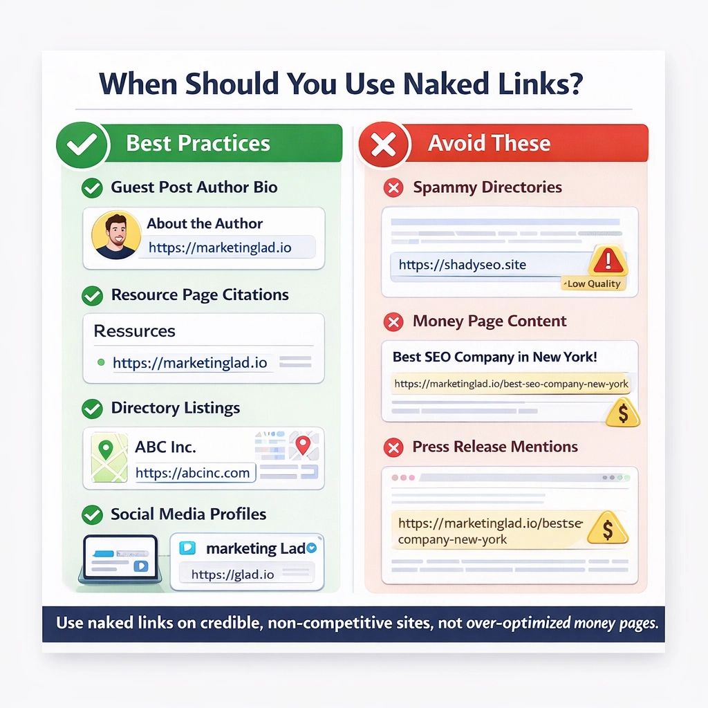 naked link