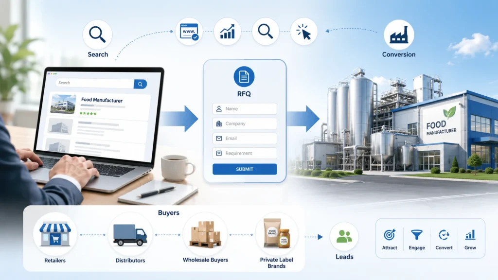 seo for food manufacturing companies