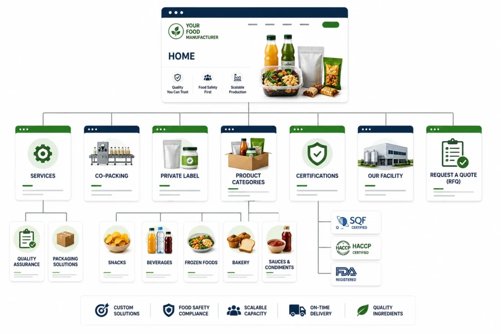 seo for food manufacturing companies
