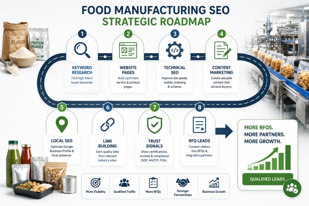 seo for food manufacturing companies