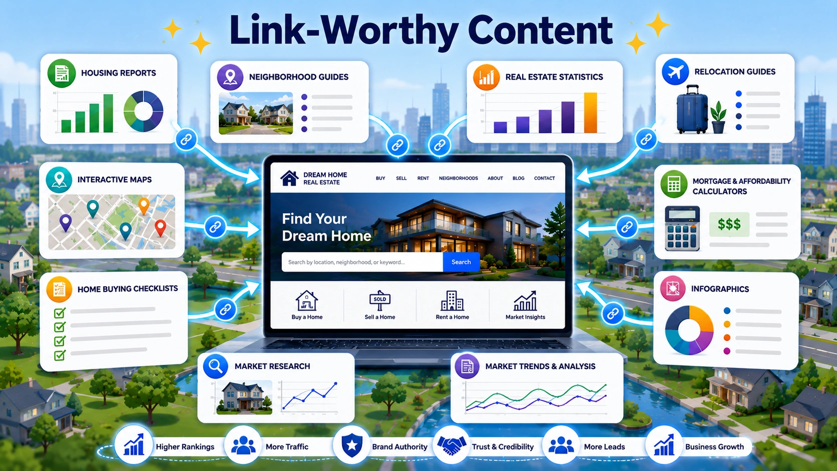 Real Estate Link Building