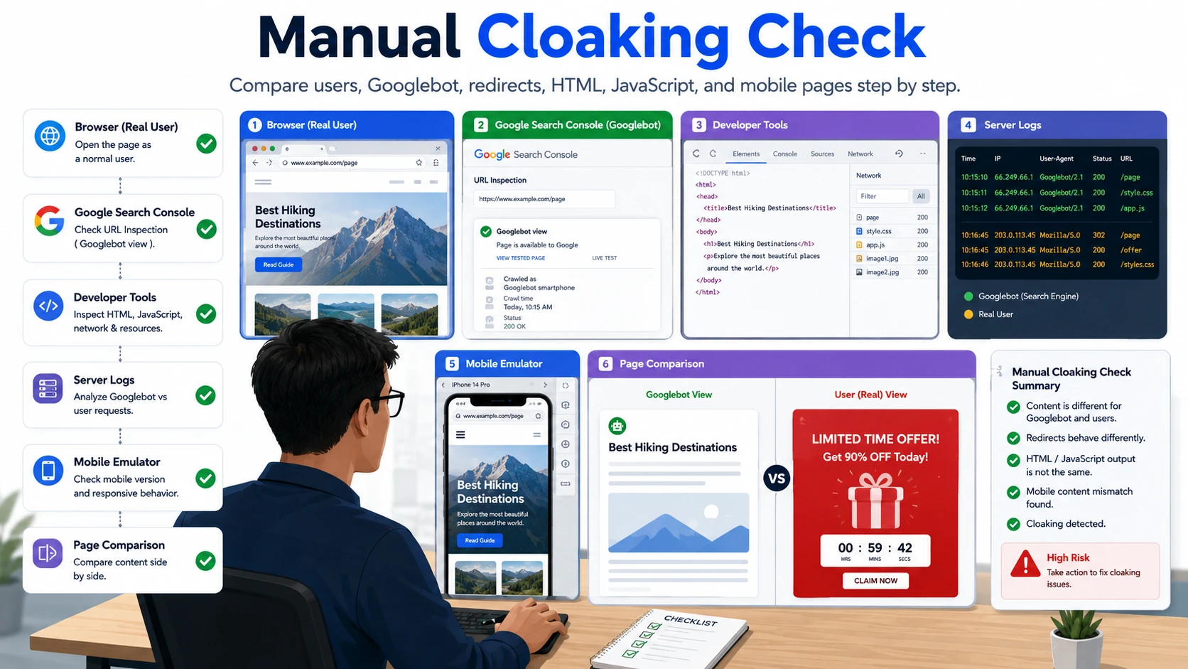 seo cloaking checker