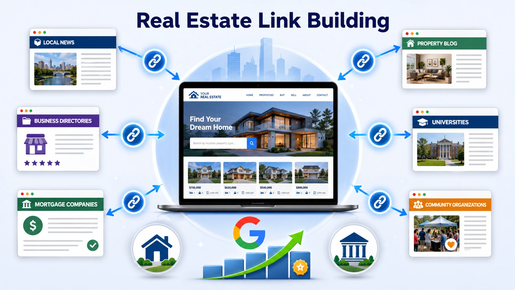 Real Estate Link Building