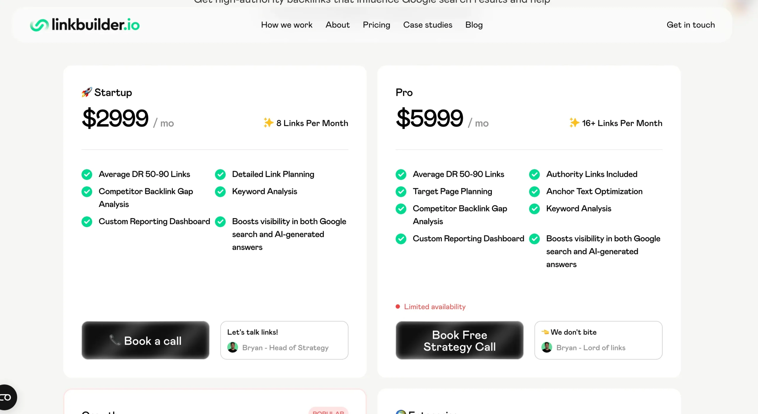 Marketing Lad vs uSERP vs LinkBuilder.io