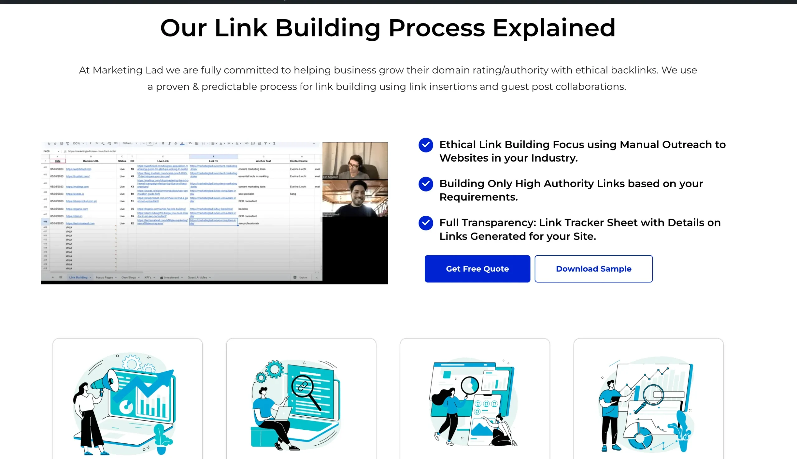 Marketing Lad vs uSERP vs LinkBuilder.io